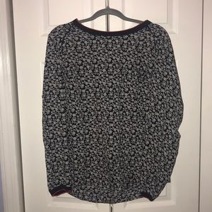 Long sleeve floral top